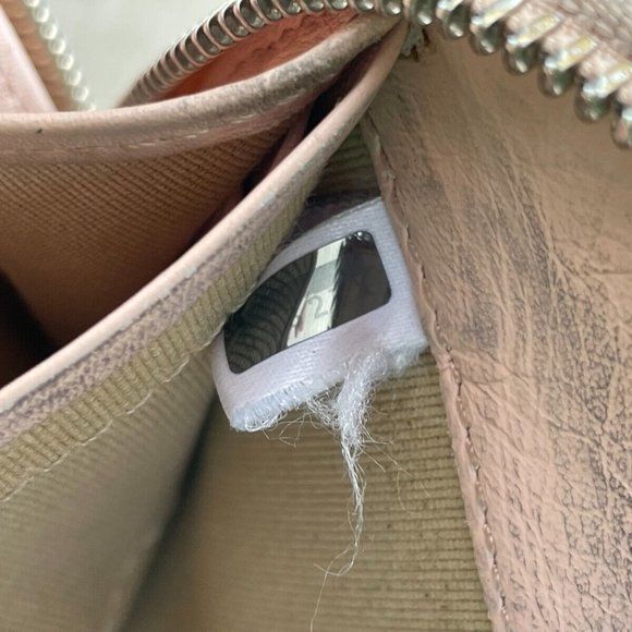 Jimmy Choo Clutch Nellie Star Studded Leather Zip Around Long Wallet Made Italy - Picture 8 of 12